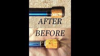 Repair & Restore Fishing Rod Cork Handles!