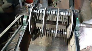 DIY Hammer Mill Machine - building hammer mill