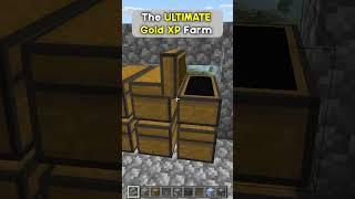 This Gold XP Farm is INSANE Minecraft Bedrock 1.21  #minecraft #mctutorial #minecraftbedrock