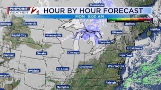 WPRI 12 Weather Now 12/23/24:   Frigid Start Today; Snow Flakes for Tuesday