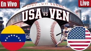 venezuela vs estados unidos béisbol en vivo WBSC premier 12, tokyo dome