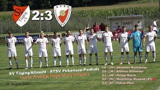 SV Töging/Altmühl - ATSV Pirkensee-Ponholz 2:3 - Herren Kreisliga Regensburg Gruppe 2