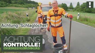  SCHLAGLÖCHER auf der Straße: Gefährliche Hindernisse! | Achtung Kontrolle