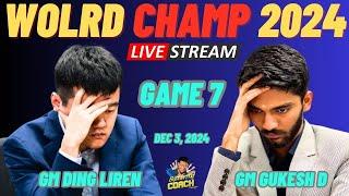 Umiinit na ang laban! GUKESH VS DING! World Chess Championship 2024 Round 7