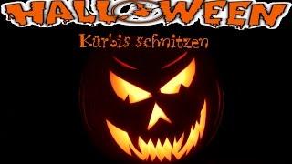 Kürbis schnitzen | Halloween | Halloweenkürbis | carve Halloween pumkin DIY