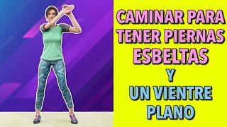 Consigue Unas Piernas Fuertes y Un Vientre Plano Caminando en Casa