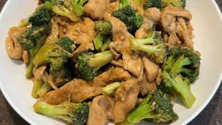 Easy Chicken Broccoli Stir Fry.