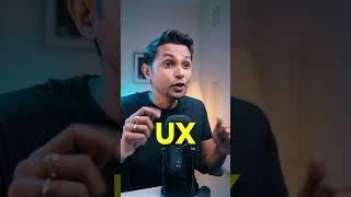 UI vs UX Design in 2024: THE DIFFERENCE | Saptarshi Prakash #shorts