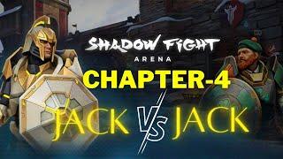 Boss Jack Vs Jack Bulwark️|| Chapter-4 Epic battle  || Shadow Fight Arena