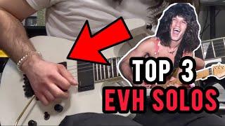 My Top 3 Eddie Van Halen Guitar Solos!