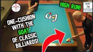 XAVIER GRETILLAT PLAYS THE BEST ONE-CUSHION YOU'LL EVER SEE! | How To Play Classic Billiards | GJB