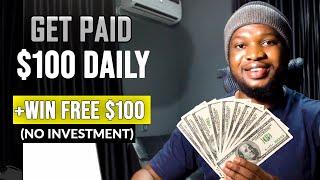 $100 Per Day Work From Home | Make Money With Your Phone | How to Make Money Online 2024 (Worldwide)