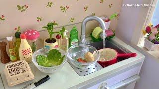 Re-Ment Mini Toy Food Cooking | Mini Toy Kitchen | Toy Miniature | Potato Egg Salad