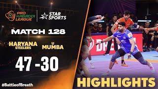 HIGHLIGHTS: #HaryanaSteelers outplayed #UMumba to qualify for the semi-finals! | #ProKabaddiOnStar