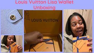 LOUIS VUITTON  UNBOXING  LISA WALLET