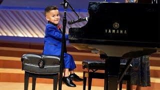 4 Year Old Jelijah Diaz Plays Piano & Violin At His First Concert Recital