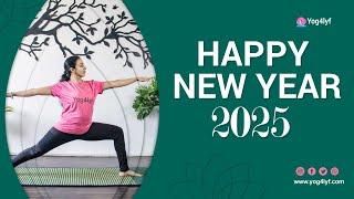 New Year Yoga Class 2025 | Positive Start to the Year | Yog4Lyf Live.