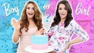 BABY GENDER REVEAL!! Gender Reveal Cake w/ my Sister!