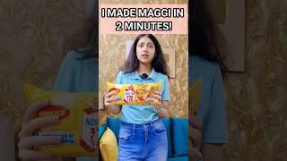 I MADE MAGGI IN 2 MINUTES! #shorts #youtubeshorts