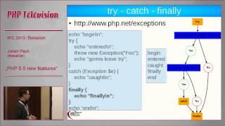 PHP 5.5 new Features - Julien Pauli | IPC13