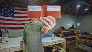 Leathercraft - Making a Bifold ASMR