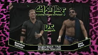 Joey Ryan vs. Brandon Gatson in a Singles Wrestling Match