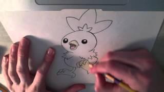 Drawing all the Pokemon: Number 255 Torchic