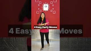 4 Easy Party or Club Moves | Easy Dance Steps for Beginners #shorts