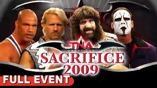 TNA Sacrifice 2009 | FULL PPV | World Champion Mick Foley vs. Sting vs. Kurt Angle vs. Jeff Jarrett