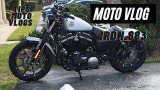 Riding my Iron 883 on this beautiful Sunday ride motorcycle moto vlog