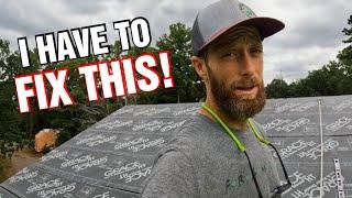 There's More Work To Do On Our Cabin Homestead |Water Proofing New Covered Deck Roof