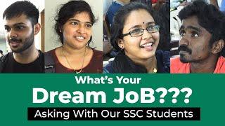 Whats your dream Job ?? | SSC Students | Veranda Race