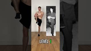 Bruce Lee skills level 1 to 10  #amazing #workout #training #gym #flexibility #mobility #yoga #wtf