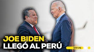 Joe Biden llegó al Perú para Foro APEC 2024 #ApecxRPP | BREAKING