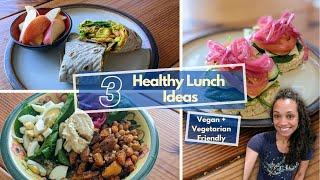 Easy HEALTHY Lunch Ideas for Busy MOMS | Simple Vegan & Vegetarian Lunch Recipes | Quick Lunch Prep