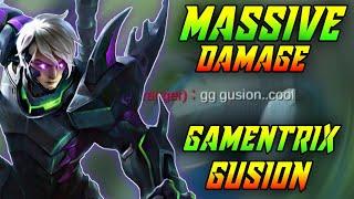 HOW'S MY GUSION GAMEPLAY? - RANK FULL MATCH  | GamEnTrix | MOBILE LEGENDS