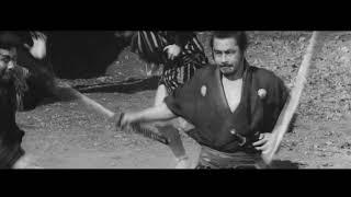 Yojimbo (1961) Sanjuro showcases his deadly prowess. #Kurosawa