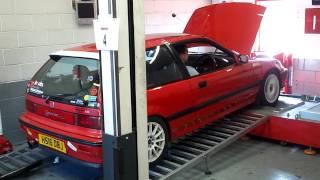 1990 Honda Civic 16i16 DOHC 1.6 D16A9 Dyno Run 2 4Guk