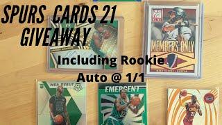 @SpursCards21 Giveaway Winner Reveal Video