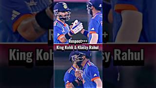 Hat's off to King Kohli & Klassy Rahul ️‍ #shorts #cwc23 #cricket