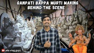 Ganpati Bappa Murti Making at Holi Maidan:Behind the Scenes vlog | #ganpatibappamory