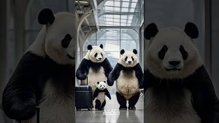 Panda family comes out for tourism  #pandafamily #panda