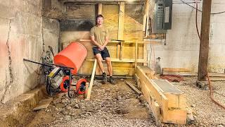 Restoring A $7,000 Mansion: Finishing The Basement Rebuild (Pouring Foundation!)