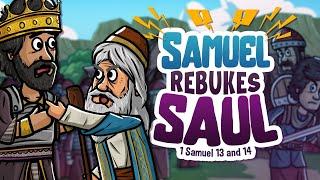 Samuel Rebukes Saul | Jonathan faces the Philistines  | Animated Bible Story | My First Bible | 54