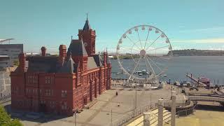 HD Cardiff Bay Drone Footage 2021