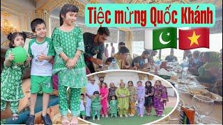 Đại gia đình nhà chồng cùng nhau đi ăn mừng quốc Khánh Pakistan Lấy chồng Pakistan 