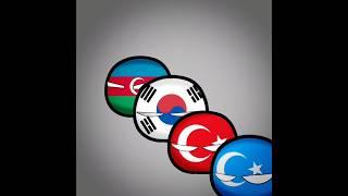 || Eternal Enemies || East Turkestan️  China #countryballs #shorts #edit