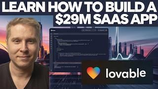 Watch me build a 29 million dollar no code SAAS app using AI and lovable.dev