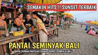 PANTAI TERBAIK DI BALI ! SITUASI PANTAI SEMINYAK BALI