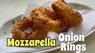 How to cook Crunchy MOZZARELLA ONION RINGS